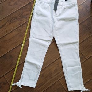 Ann Taylor Petite Skinny Crop Jeans (C